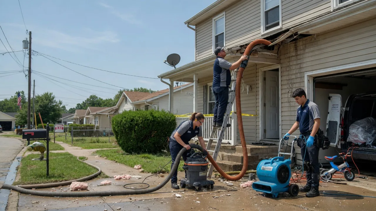 Water Damage Restoration in Sipesville, PA near me